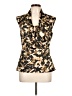 Ann Taylor Gold Sleeveless Blouse Size 10 - photo 1