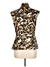 Ann Taylor Gold Sleeveless Blouse Size 10 - photo 2
