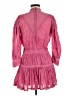 LoveShackFancy 100% Cotton Pink Cocktail Dress Size M - photo 2