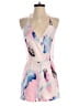 Tea & Cup 100% Polyester Graphic Pink Romper Size S - photo 1