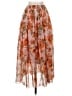 Unbranded Floral Pink Orange Casual Skirt Size S - photo 1