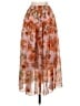 Unbranded Floral Pink Orange Casual Skirt Size S - photo 2