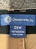 Democracy Solid Brown Khakis Size 24W - photo 4