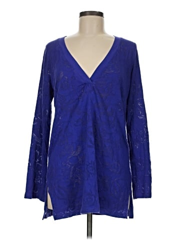 Susan Graver Long Sleeve Top (view 1)