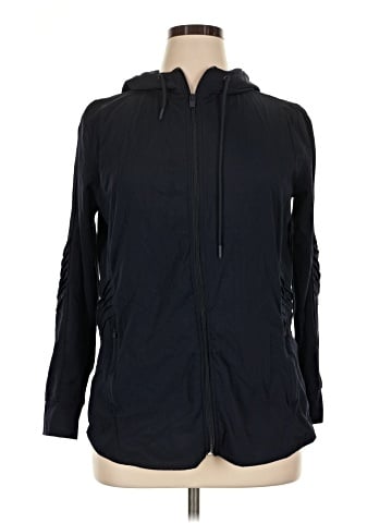 Zenergy by Chico's Zip Up Hoodie (view 1)