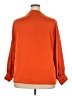 Halogen 100% Polyester Orange Long Sleeve Blouse Size 2X - photo 2