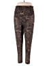Yitty Animal Print Brown Active Pants Size 3X - photo 1