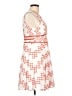 Blue Rain Argyle White Cocktail Dress Size L - photo 4
