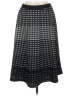 NY Collection Houndstooth Black Casual Skirt Size M - photo 1