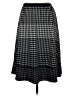 NY Collection Houndstooth Black Casual Skirt Size M - photo 2