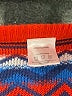 Unbranded 100% Acrylic Print Blue Pullover Sweater Size L - photo 7