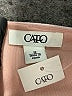 Cato 100% Polyester Solid Pink Casual Dress Size 12 - photo 7