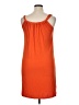 Spense Solid Orange Casual Dress Size 1X - photo 2