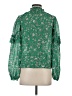 Intermix Green Long Sleeve Blouse Size S - photo 2
