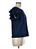 Shein Blue Short Sleeve Blouse Size 6 - photo 4