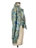 Shein Paisley Green Long Sleeve Blouse Size 6 - photo 4
