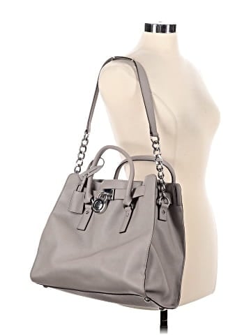 MICHAEL Michael Kors Leather Satchel (view 2)