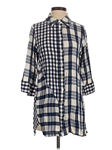 Soft Surroundings 3/4 Sleeve Button-Down Shirt (view 1)