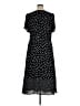 Talbots Polka Dots Black Casual Dress Size 16 - photo 2