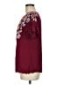 Unbranded Burgundy Short Sleeve Blouse Size M - photo 5