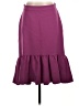 Ann Taylor Solid Purple Formal Skirt Size 4 - photo 1
