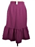 Ann Taylor Solid Purple Formal Skirt Size 4 - photo 2