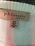 Philosophy Republic Clothing Ivory Pullover Sweater Size M - photo 7
