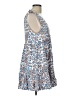 Entro 100% Rayon Animal Print Blue Casual Dress Size L - photo 4