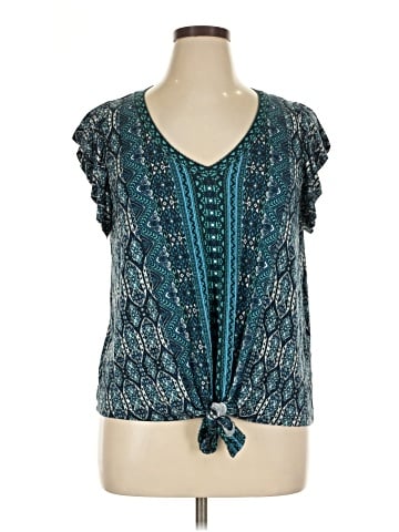 Democracy Short Sleeve Blouse (view 1)