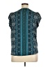 Democracy Teal Short Sleeve Blouse Size 1X - photo 2