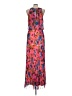 Xscape 100% Polyester Floral Pink Orange Casual Dress Size 10 - photo 2