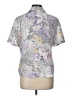 Alfred Dunner 100% Polyester Floral Silver Short Sleeve Blouse Size 12 - photo 2