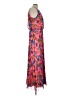 Xscape 100% Polyester Floral Pink Orange Casual Dress Size 10 - photo 4