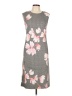 Natori Print Gray Casual Dress Size 10 - photo 1