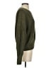 Oliver Charles Solid Green Pullover Sweater Size S - photo 4