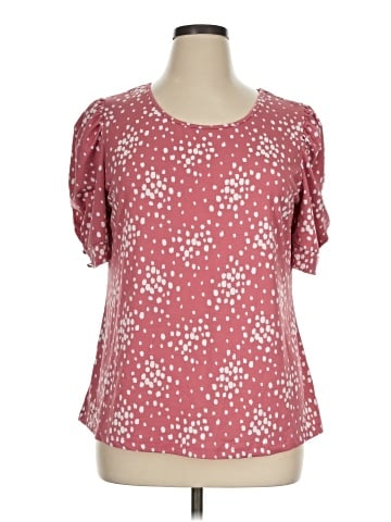 Perseption Concept Short Sleeve Blouse (view 1)