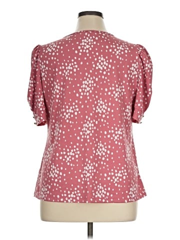 Perseption Concept Short Sleeve Blouse (view 2)