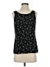 Liz Claiborne Collection 100% Polyester Black Tank Top Size 4 Petite - photo 1
