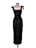Unbranded 100% Polyester Black Cocktail Dress Size M - photo 2