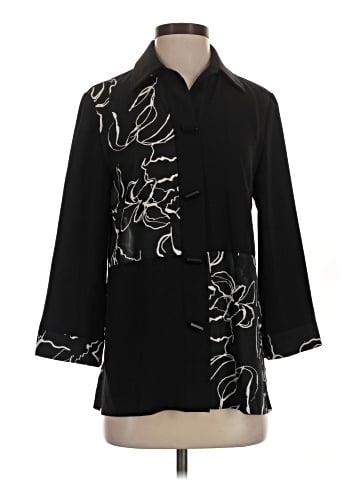 MING WANG 3/4 Sleeve Blouse (view 1)
