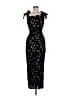 Unbranded 100% Polyester Black Cocktail Dress Size M - photo 1
