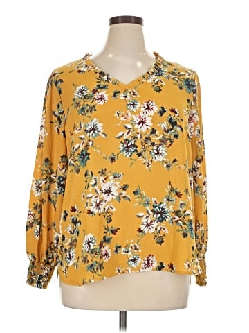 Counterparts Long Sleeve Blouse (view 1)