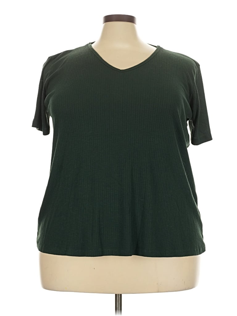 Pre-owned Luxe Short Sleeve T-shirt In Green