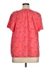 Style&Co Pink Short Sleeve Blouse Size XL - photo 2
