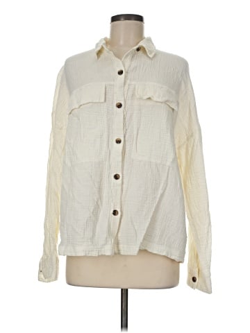 Supplies Long Sleeve Button-Down Shirt (view 1)