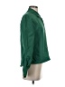 Naked Zebra 100% Polyester Green 3/4 Sleeve Blouse Size S - photo 4
