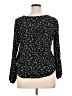 Universal Thread 100% Rayon Black Long Sleeve Blouse Size XL - photo 2