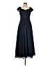 Bill Levkoff 100% Polyester Blue Cocktail Dress Size 10 - photo 1