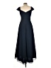 Bill Levkoff 100% Polyester Blue Cocktail Dress Size 10 - photo 2