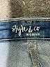 Style&Co Paisley Blue Jeans Size 18W - photo 4